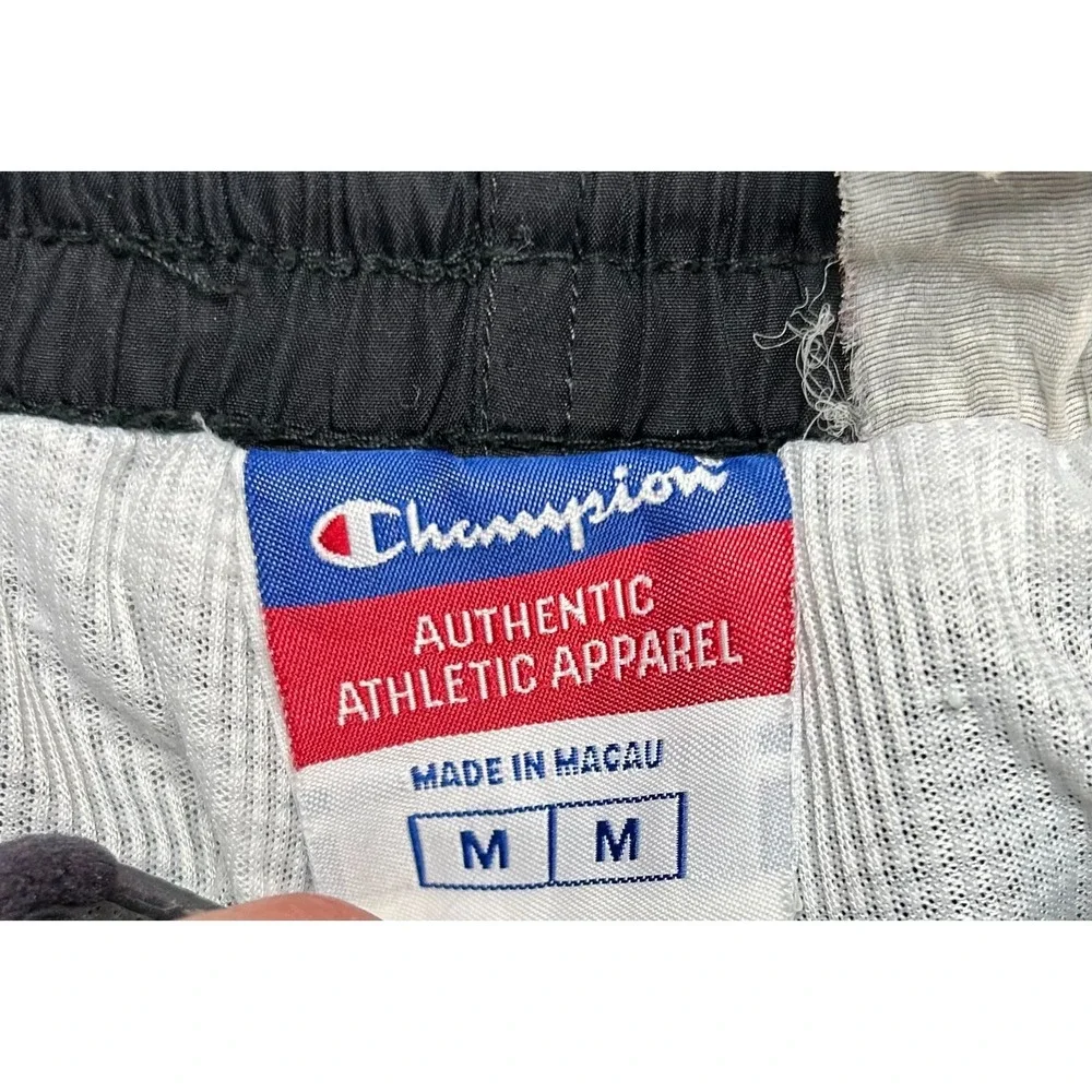 Vintage Champion Authentic Athletic Apparel Track Pants Mens‎ M Black Outdoor